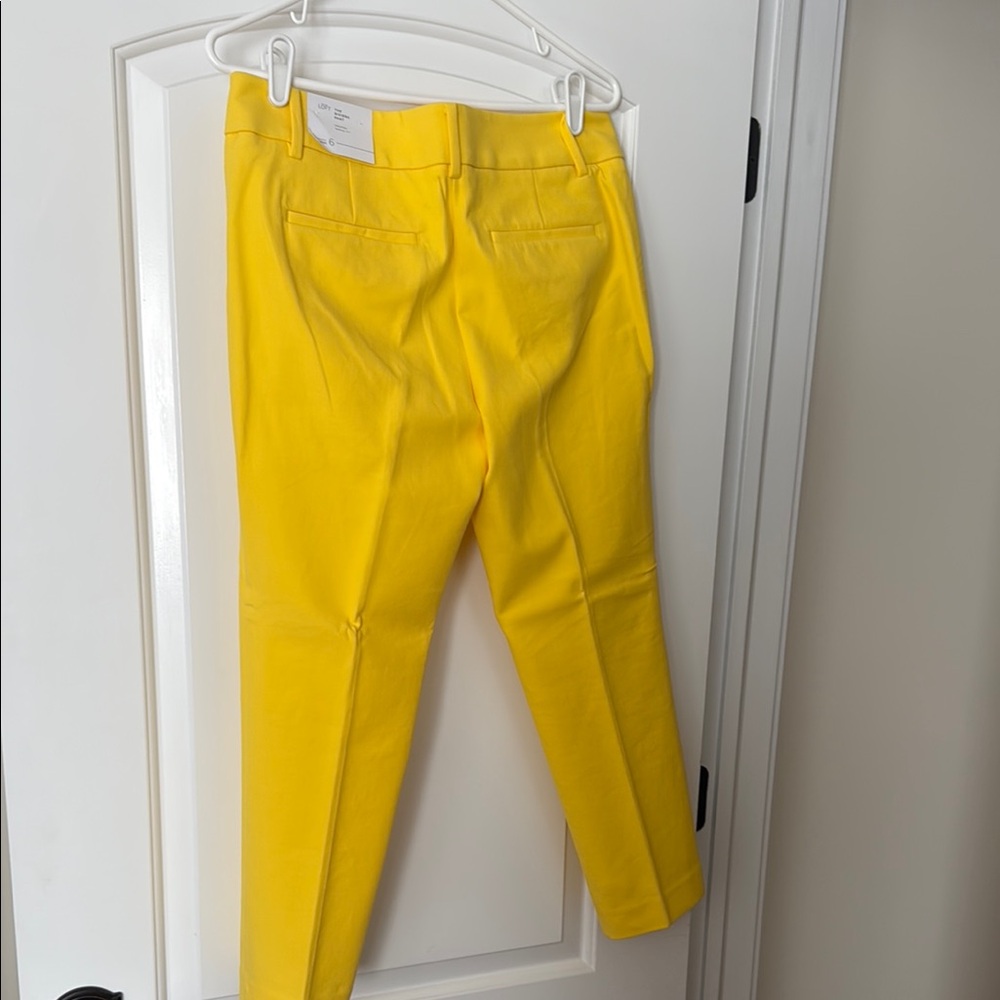 Loft Bright Yellow Riviera Marissa Fit Pant - Picture 2 of 14